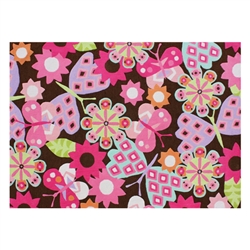 Butterfly Safari 7 ft 6 in x 9 ft 6 in Hand Tufted Room Rug